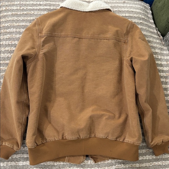 Carhartt Weathered Duck Wildwood Tan Canvas Women’s Jacket size XL - Picture 4 of 15